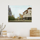 J Street Fresno California  Poster (Keuken)