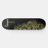 J - The Falck Alphabet (Golden) Skateboard (Horizontaal)