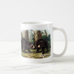 J.W. Audubon - Ursus Americanus Zwart Beer Koffiemok