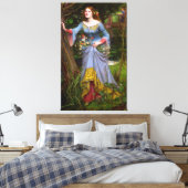 J.W. WATERHOUSE - OPHELIA - 1910 - Pre-Raphaelite Canvas Afdruk (Insitu (Slaapkamer))