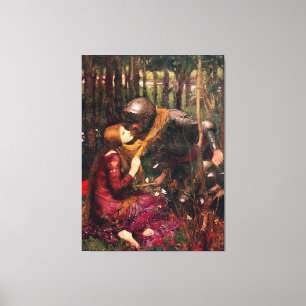 J. WATERHOUSE - DE MOoIE VROUW ZONDER GENADE Canvas Afdruk