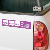 Ja2AV-Bumpersticker Bumpersticker (Op Truck)