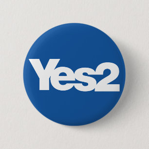 Ja 2 Schots referentiekader voor onafhankelijkheid Ronde Button 5,7 Cm