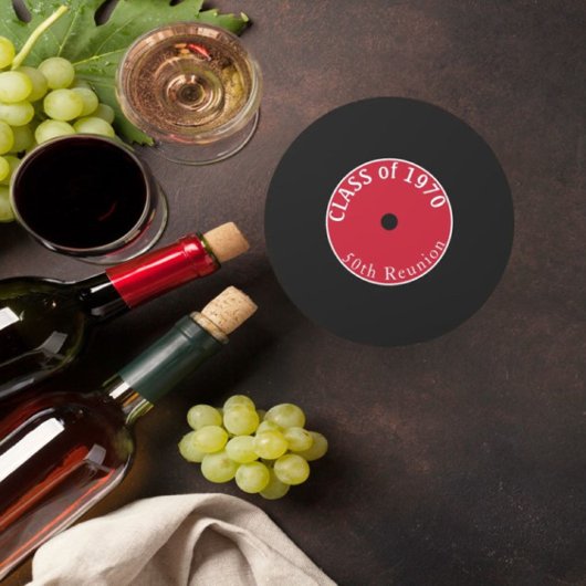 Ja 50 jaar! Onderzetters van klasse reünie