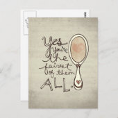 ja bent u het eerlijkst briefkaart (Voorkant / Achterkant)