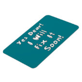 Ja, beste dat ik het snel zal herstellen. magneet (Linkerzijde)