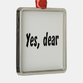 Ja, beste metalen ornament (Rechts)