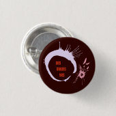 Ja betekent ja Button - cirkels (Voorkant /achterkant)