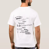 JA! Bloem T-shirt (Achterkant)