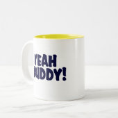 JA BUDDY!!! TWEEKLEURIGE KOFFIEMOK (Voorkant links)