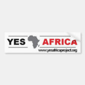Ja Bumpersticker Afrika (Voorkant)