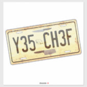 JA CHEF Cool Weathered Text Quote Sticker (Vel)