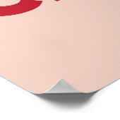 Ja, Chef Red Art Print (Hoek)