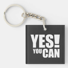 JA DAT KAN – Motivatie positief offerte ontwerp Sleutelhanger