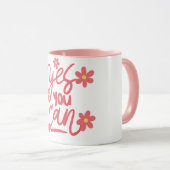 Ja, dat kan" Motivatie quote Mok (Voorkant rechts)