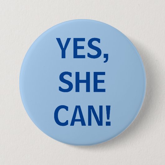 Ja, dat kan ze ronde button 7,6 cm (Voorkant)