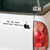 Ja, dat kunnen we. Failrupt America Bumpersticker (Op Truck)