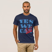 Ja, dat kunnen we? Ja, dat hebben we gedaan. T-shirt (Voorkant volledig)