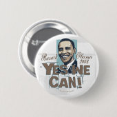 Ja, dat kunnen we. Obama Button  (Voorkant /achterkant)