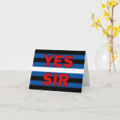 Ja de Heer Wenskaart Kaart (Gele Bloem)