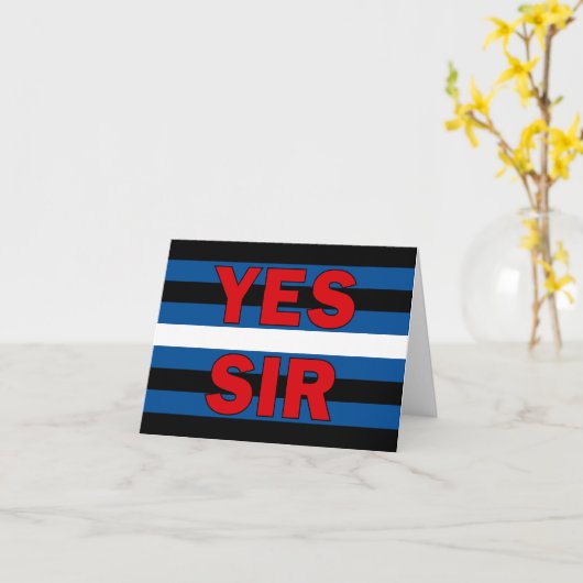 Ja de Heer Wenskaart Kaart (Gele Bloem)