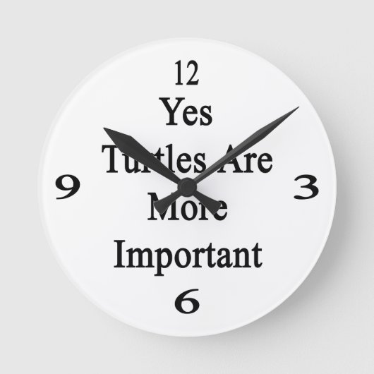 Ja De schildpadden zijn belangrijker Ronde Klok (Voorkant)
