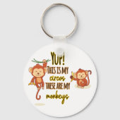 Ja! Dit is mijn Circus. Dit zijn mijn twee apen Sleutelhanger (Voorkant)