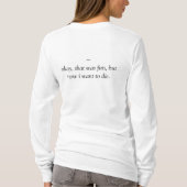 JA, dodelijk ... T-shirt (Achterkant)
