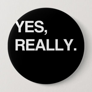 JA, ECHT RONDE BUTTON 4,0 CM