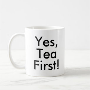 Ja, eerst thee Kantoor thee verslaafde liefhebbe Koffiemok