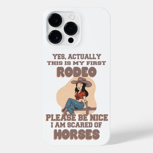 JA, EIGENLIJK IS DIT MIJN EERSTE RODEO ALSJEBLIEFT iPhone HOESJE (Achterkant)