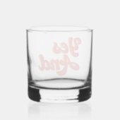 Ja en Improv Comedy Club Comedian Whisky Glas (Achterkant)