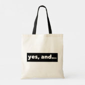 "Ja, en..." Thespians Improv Tote Bag (Achterkant)