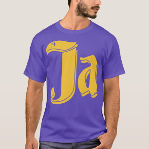 Ja Funny Oktoberfest Duits Beiers Ja T-shirt