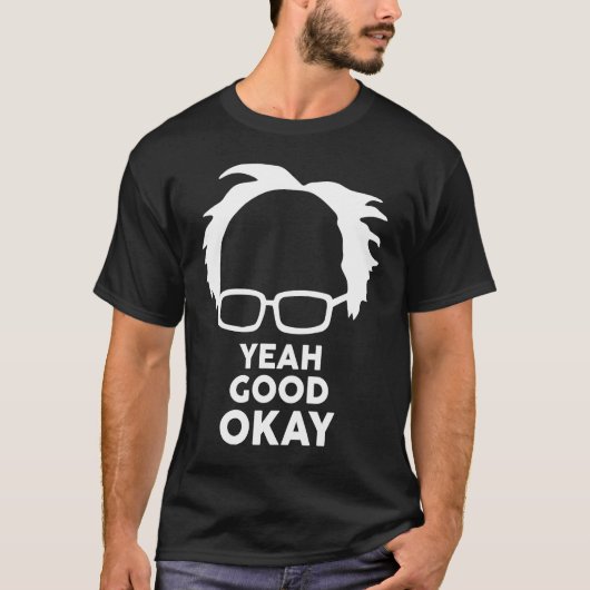 Ja Goed, Bernie Sander Meme T-shirt (Voorkant)