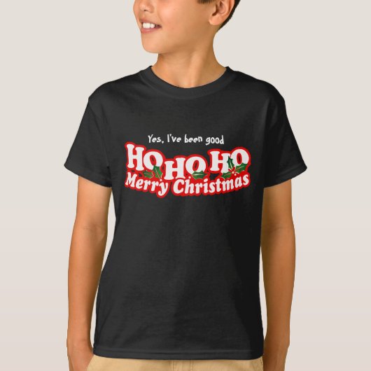 Ja, goed geweest om kerstfeest te vieren t-shirt (Voorkant)
