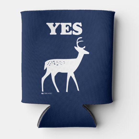 JA HERTEN GRAPPIG KOLIE BLIKJESKOELER (Voorkant)