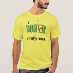 Ja, het is beter om te schakelen (drie deuren éé t-shirt