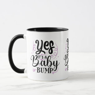 Ja, het is een Baby bom - Zwangerschap Aankondigin Mok