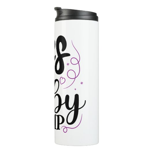 Ja, het is een Baby bom - Zwangerschap Aankondigin Thermosbeker (Geroteerd rechts)