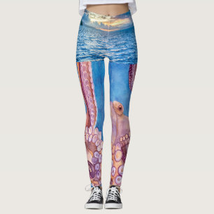 Ja, het is een octopus vrouwen Leggings strand