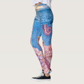 Ja, het is een octopus vrouwen Leggings strand (Links)