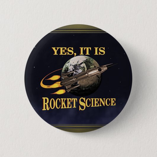 Ja, het is Rocket Science Button (Voorkant)