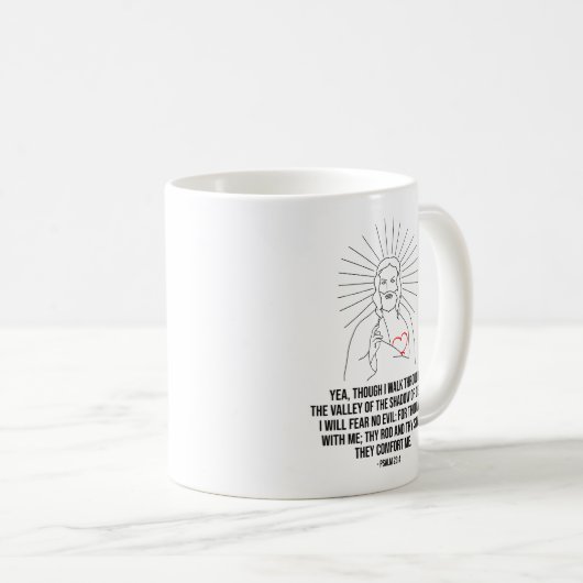 Ja, hoewel ik door het dal loop koffiemok (Voorkant rechts)