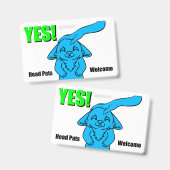 Ja! hoofdweg badge (Voor- en achterkant)