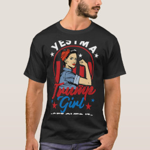 Ja I#39; Een Trump Girl Get Over It - Vrouwen Voor T-shirt