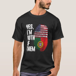 Ja, ik ben allebei de Amerikaanse vlag. T-shirt
