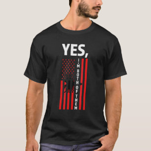 Ja, ik ben beiden Albanees T-shirt