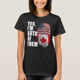 Ja, ik ben beiden Amerikaans vlagvarend. T-shirt