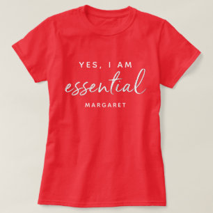 Ja, ik ben de essentiële belangrijke Personeelsquo T-shirt